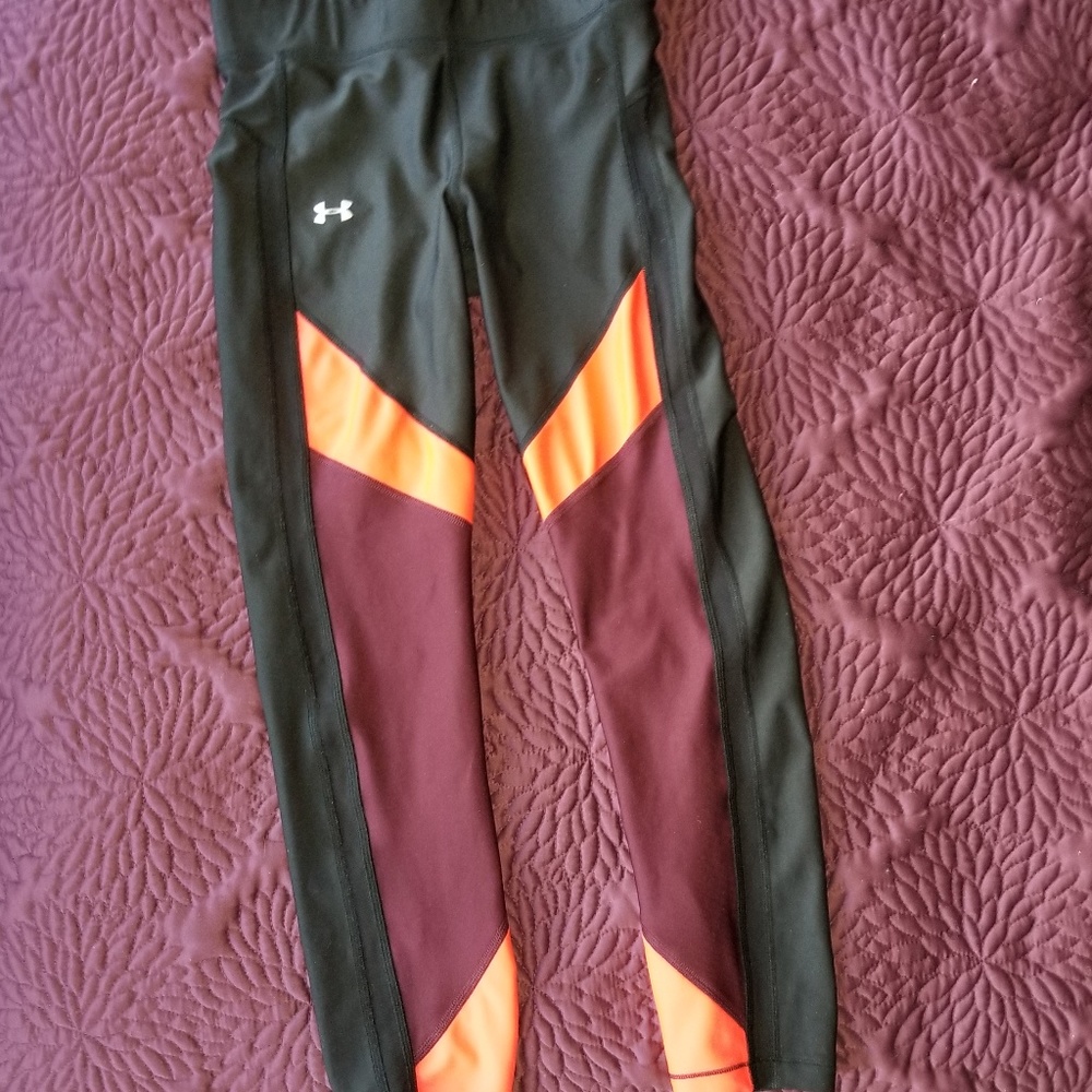 Women's Under Armour Color Block 7/8 Yoga Pants